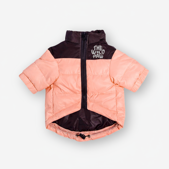 Pink Dog puffer jacket from The Wild Paw